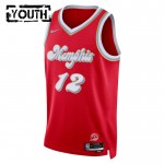 Maillot NBA Memphis Grizzlies Ja Morant Nike 2024-25 City Edition Rouge Swingman - Enfant